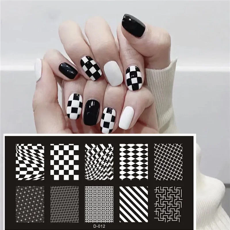 Nail Art Stamping Kit - 1PC Nail Stamping Plates Set DIY