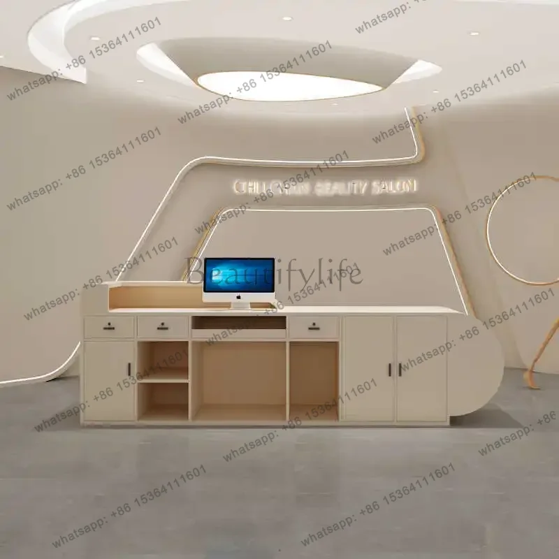 Beauty Makeup Institute - LJY Home Makeup Desk Checkout Counter