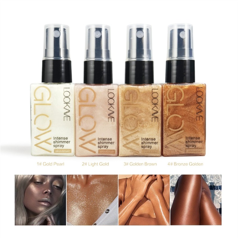 Shimmer Oil Spray Waterproof L - Body Shimmer Lotion 评论和价格