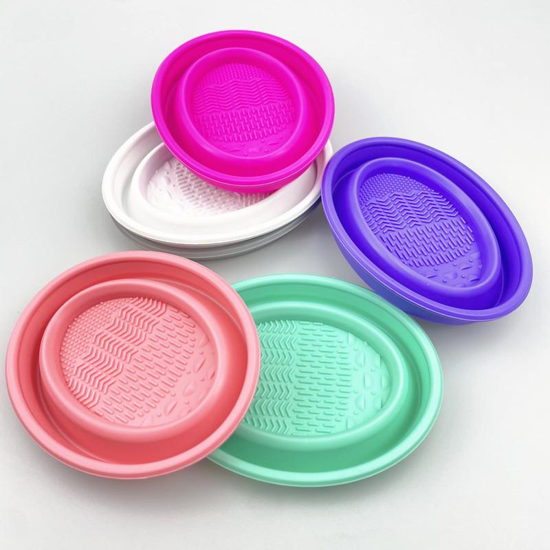 Folding Powder Puff Cleaning B - Beauty Makeup Kit 评论和价格