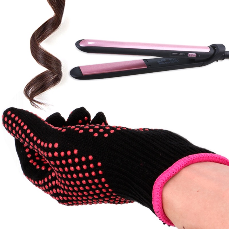 Heat Resistant Hair Styling Gl - Hair Straightener 评论和价格