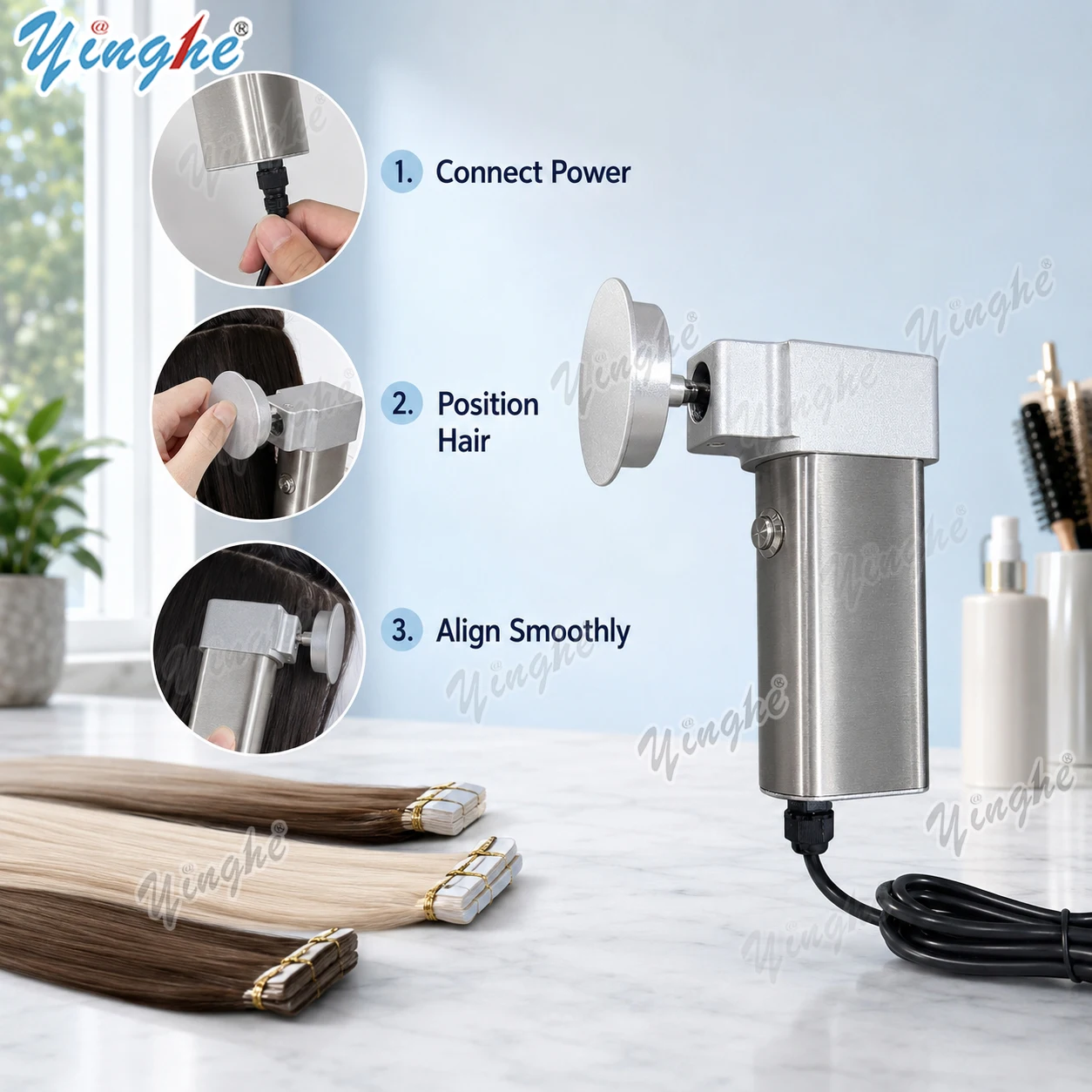 Professional Auto Hair Aligner - Hair Straightener 评论和价格