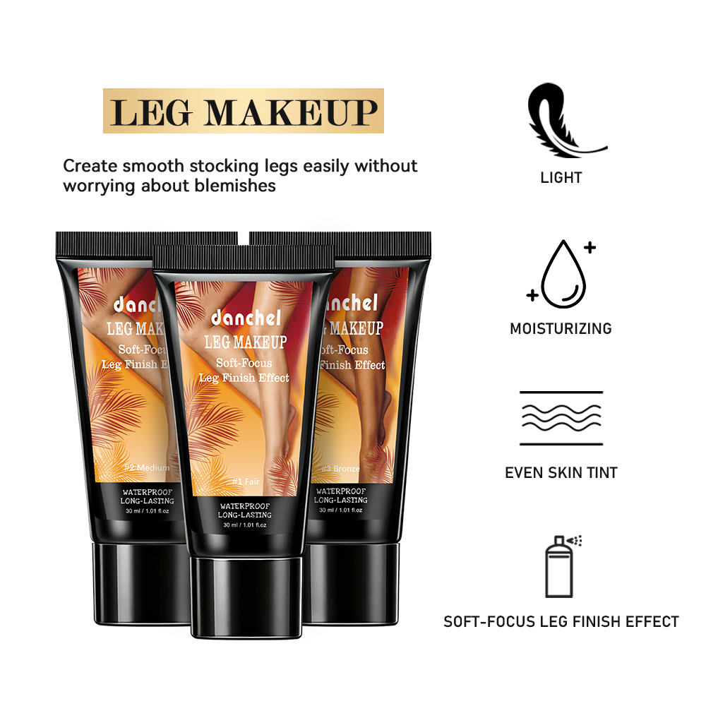 Leg Makeup Body Foundation Set - Body Shimmer Lotion 评论和价格