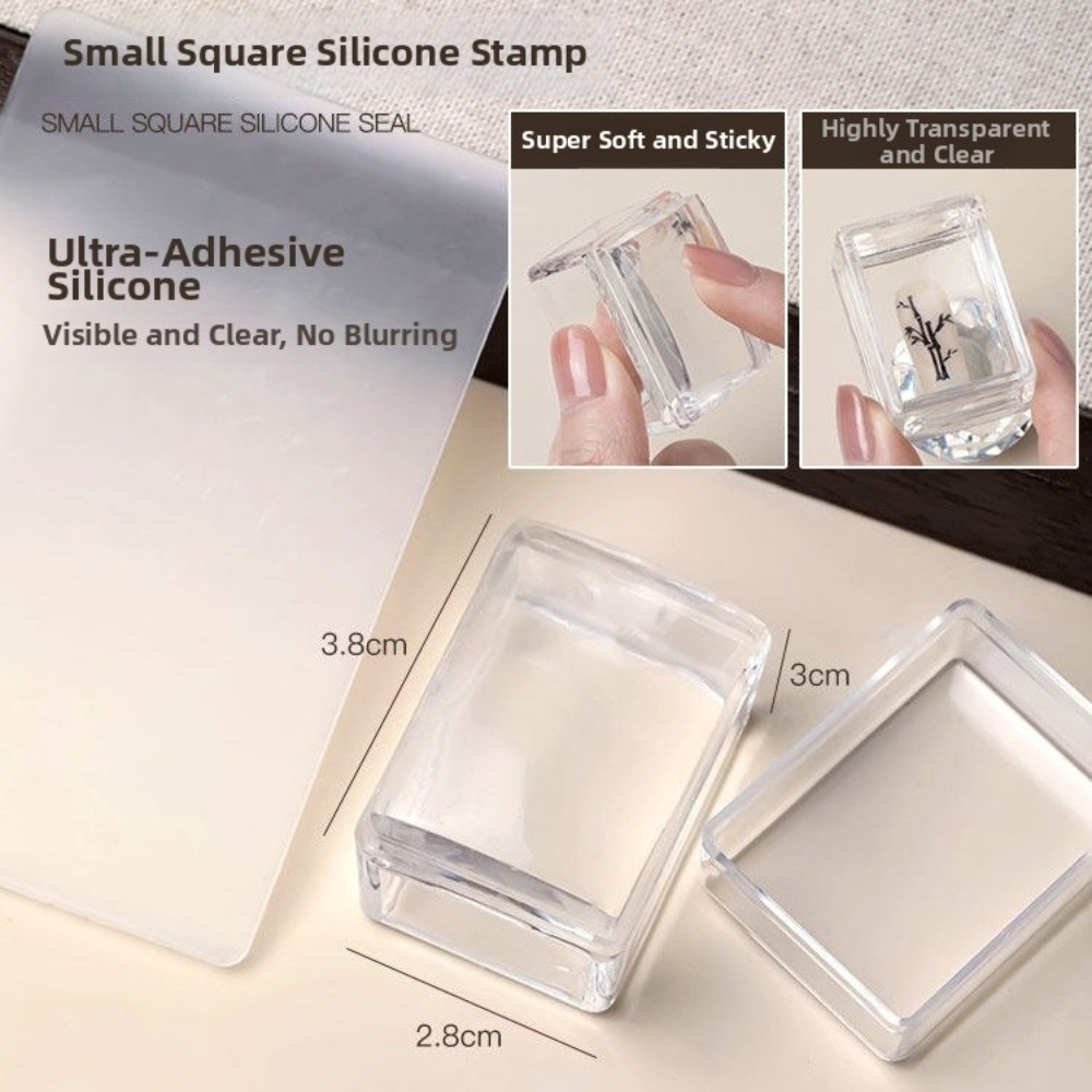 New Transparent Nail Art Stamp - Nail Art Stamping Kit 评论和价格