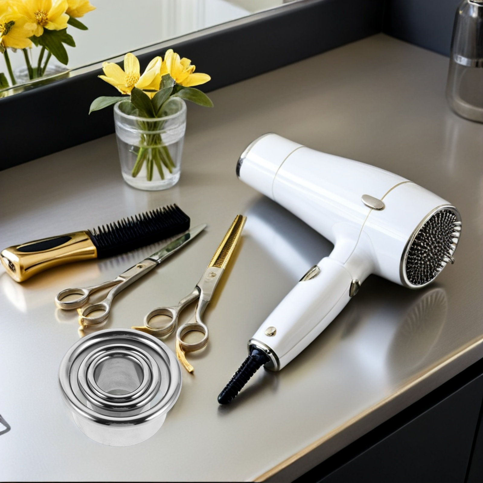 6 Pcs Hair Blower Holder Dryer - Hair Straightener 评论和价格