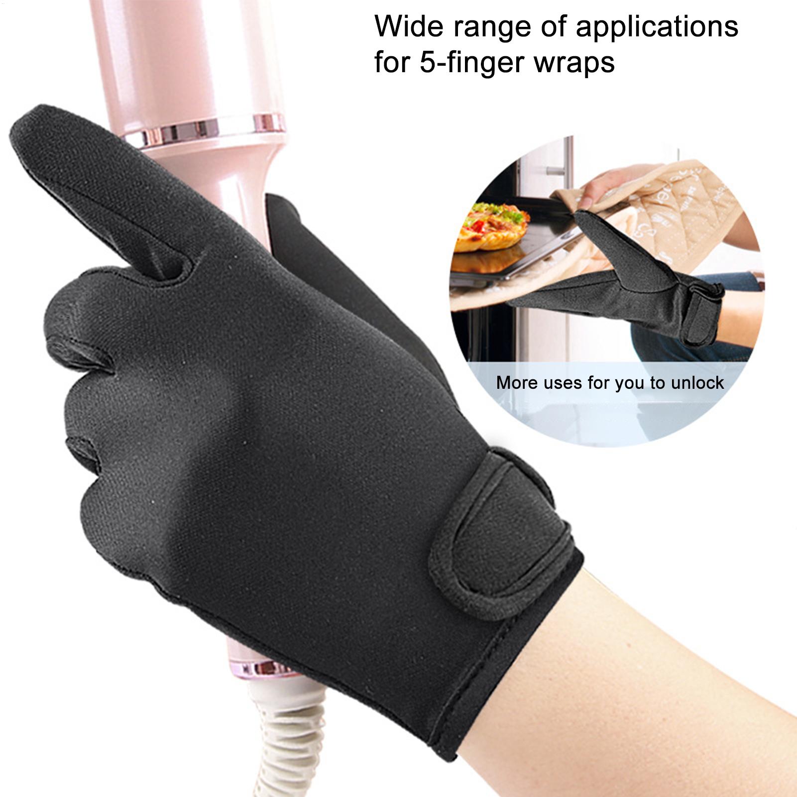 1PC Heat Resistant Finger Glov - Hair Straightener 评论和价格
