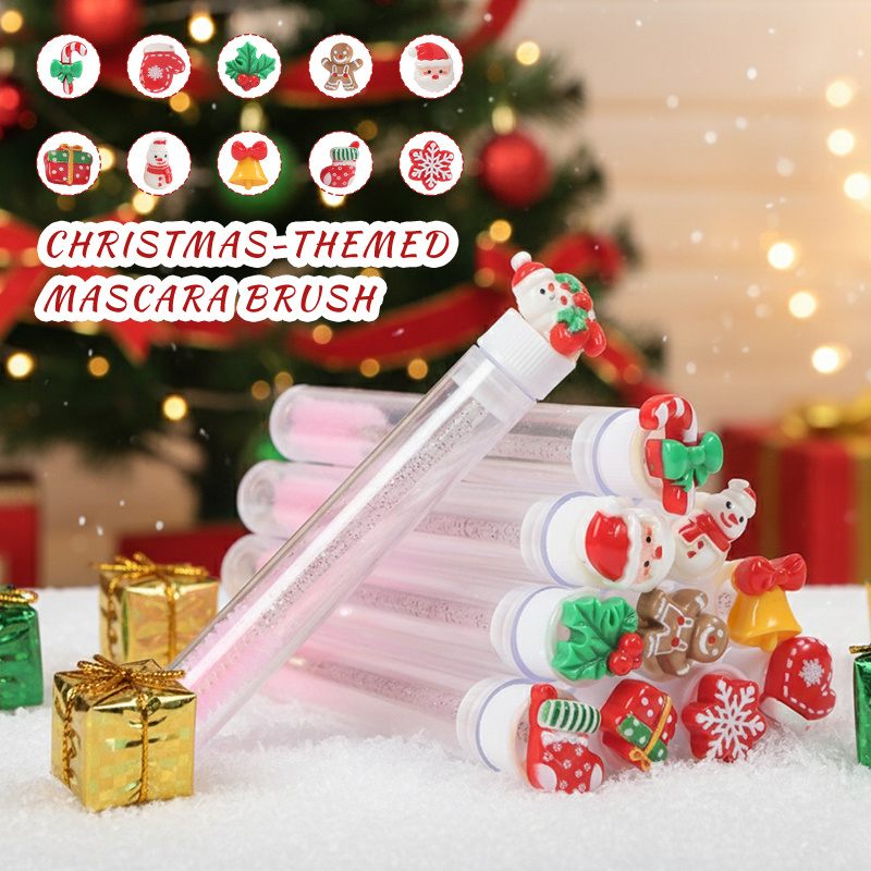 10pcs Christmas Eyelash Brushe - Beauty Makeup Design 评论和价格