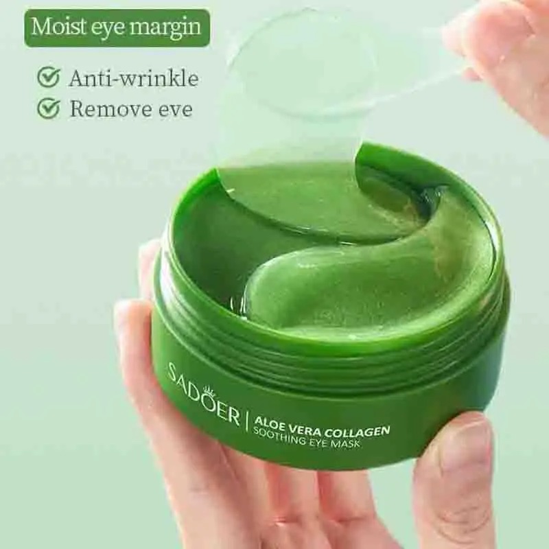 60pcs Aloe Vera Collagen Eye M - Collagen Eye Patch 评论和价格