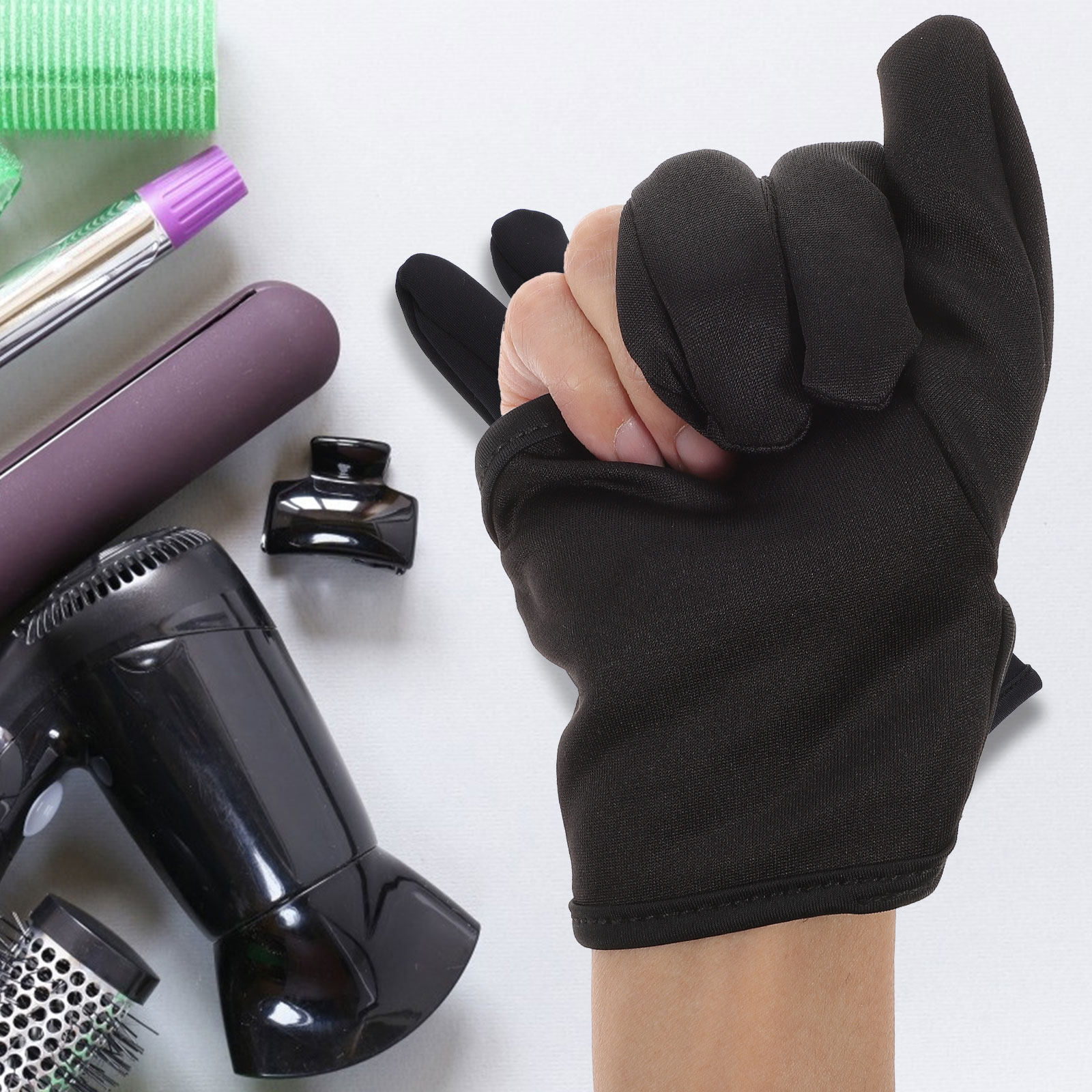 3 Finger Hairdressing Glove Bl - Hair Straightener 评论和价格
