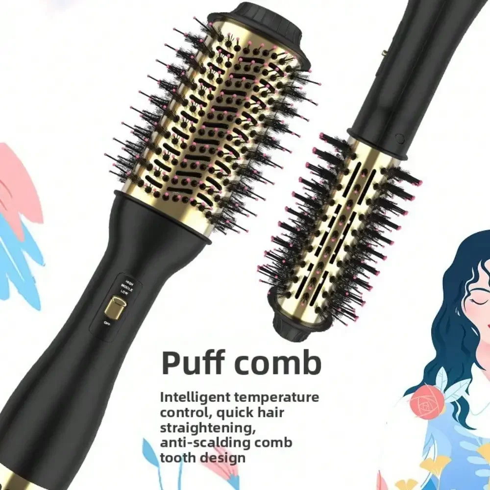 New 3-In-1 Hot Air Comb Roll S - Hair Straightener 评论和价格