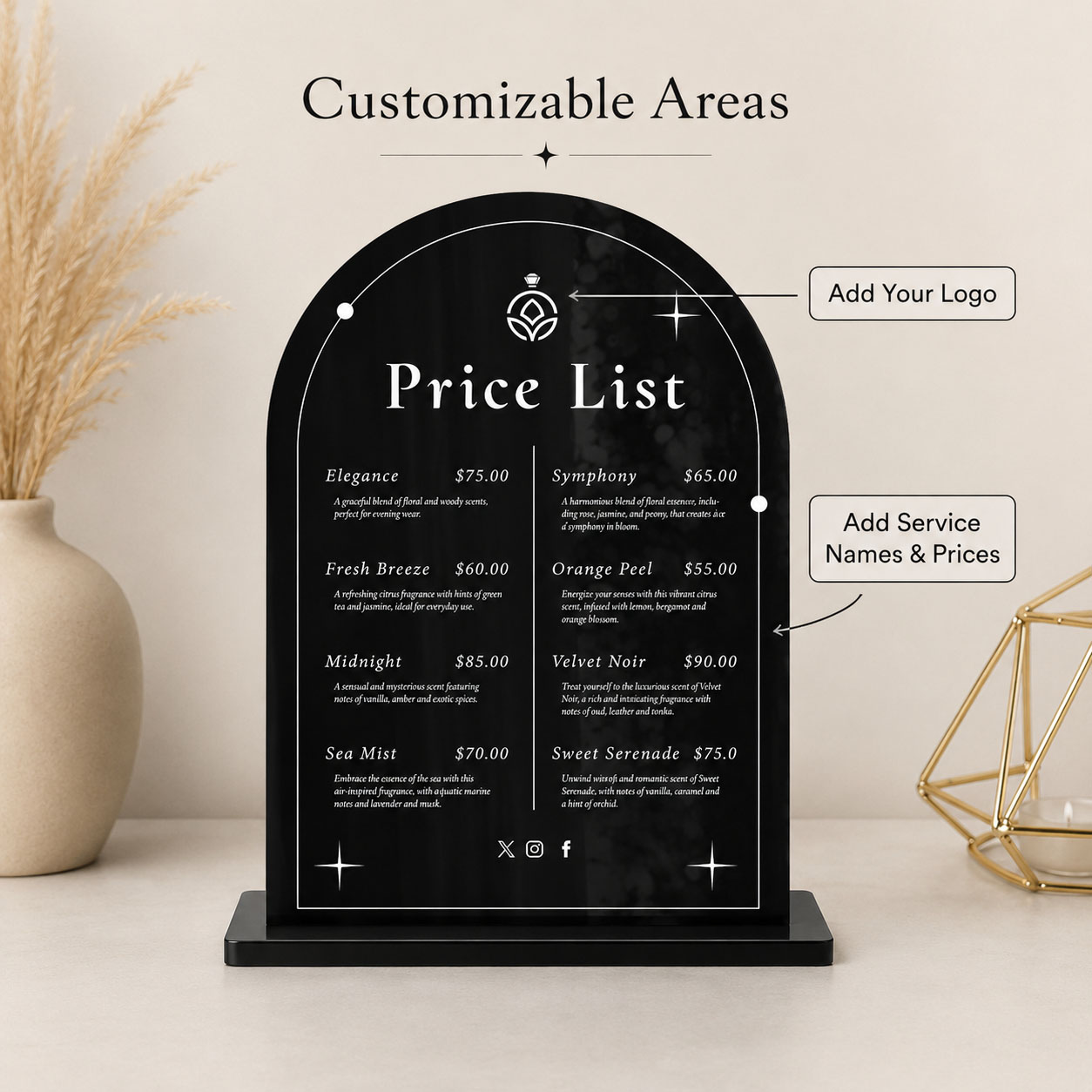 Custom Arch Acrylic Price List - Beauty Makeup List 评论和价格