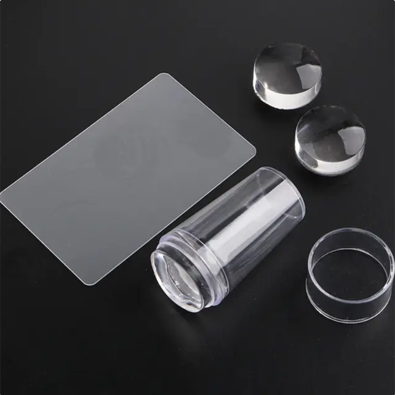Transparent Nail Stamper With  - Nail Art Stamping Kit 评论和价格
