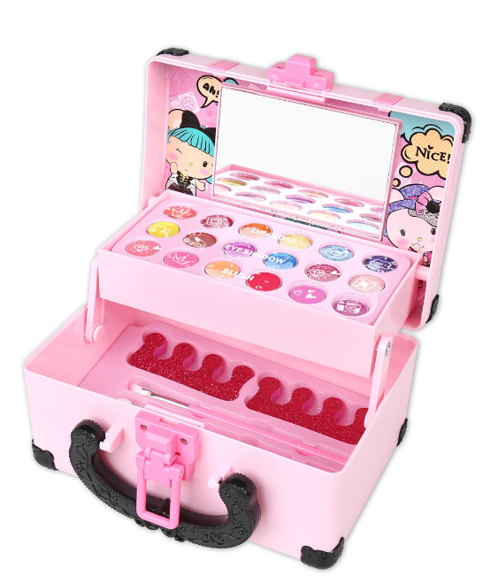 Girls Pretend Play Makeup Toy  - Beauty Makeup Set For Kids 评论和价格