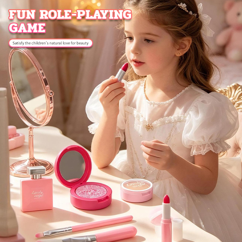 Girls Pretend Play Makeup Kit  - Beauty Makeup Set For Kids 评论和价格