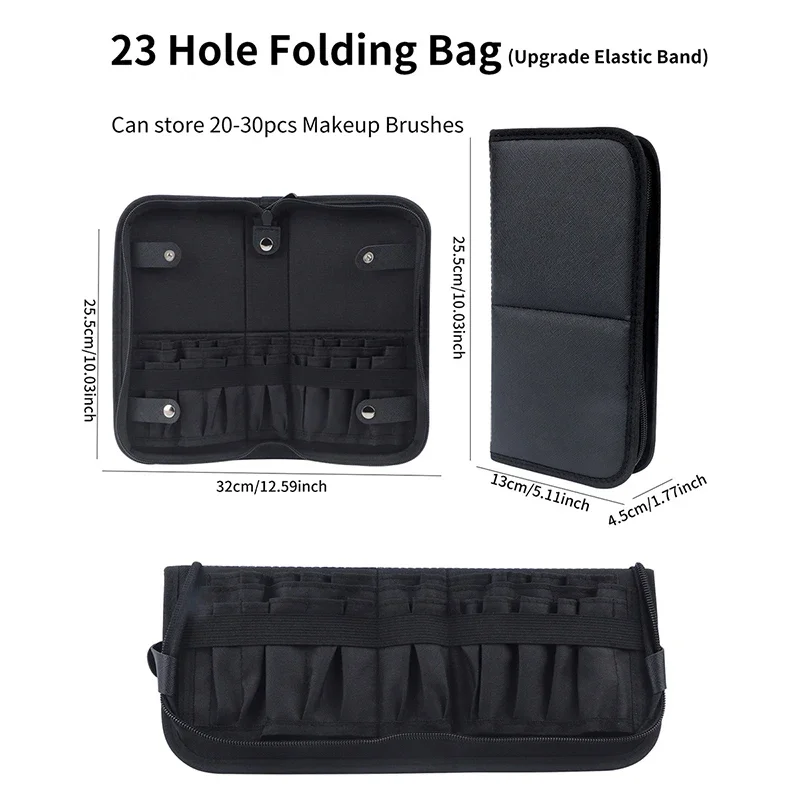29/23 Holes Foldable Makeup Br - Beauty Makeup Kit 评论和价格