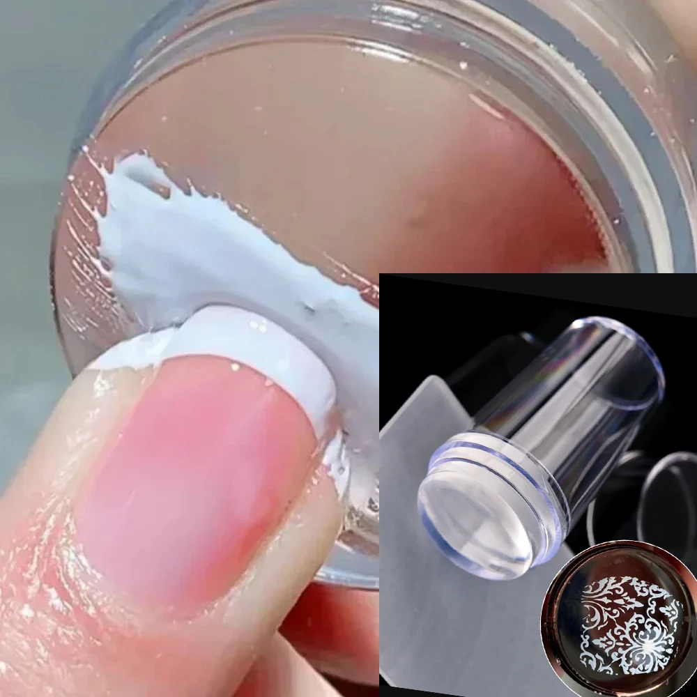 Nail Stamper Jelly Silicone Pr - Nail Art Stamping Kit 评论和价格