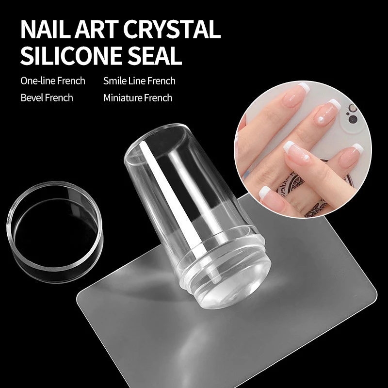Nail Stamper Jelly Silicone Pr - Nail Art Stamping Kit 评论和价格