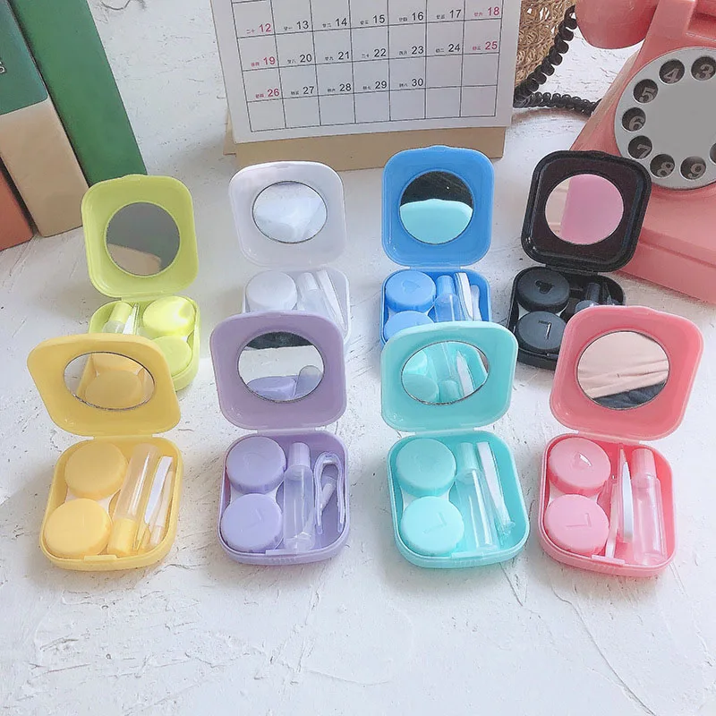 Mini Contact Lens Case Pocket  - Beauty Makeup Kit 评论和价格
