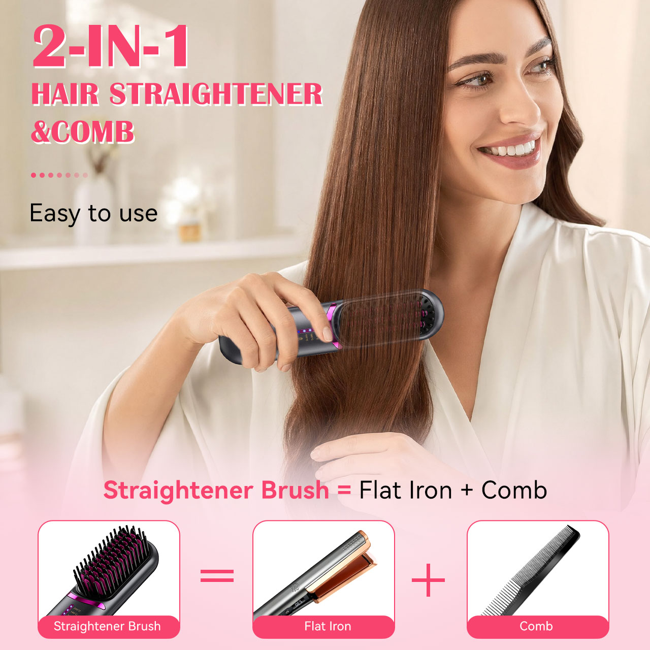 Hatteker Wireless Portable Tra - Hair Straightener 评论和价格